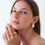 18 gold-plated earrings in Bali, buy online stylish gold jewelry in Bali